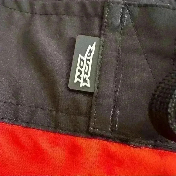 No Fear Men’s Board Short Or Swim Trunks Size 34 Red Black & White Stripe - Picture 3 of 13